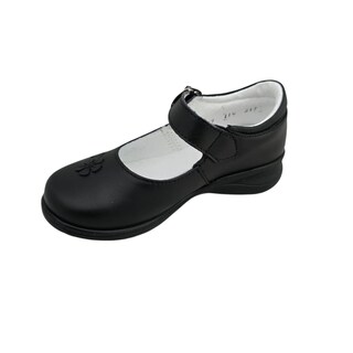 Foto 5 | Foto 5 | Zapato Balerina Escolar Niña Negro Piel 114 Moda