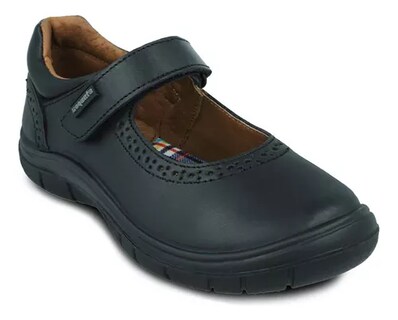 Foto 3 | Foto 3 | Zapato Escolar de Piel Coqueta Negro para Niña