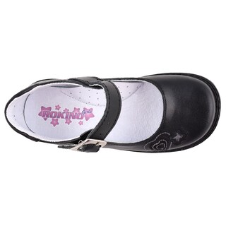 Foto 4 | Foto 4 | Zapato Escolar De Piel Rokino 3541 Color Negro Para Niña