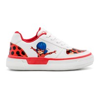 Tenis Ladybug Niña Yuyin Blancos Cómodos Diseño Divertido