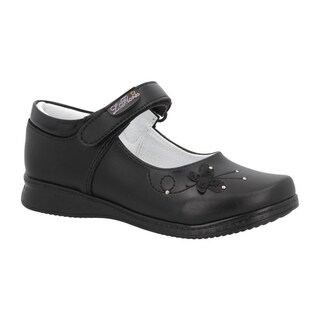Foto 2 | Foto 2 | Flats Niña Lady Flores Formal Escolar Negro