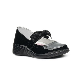 Foto 4 | Foto 4 | Zapato Escolar Para Niña Yuyin Charol Moñito Soporte Arco Negro