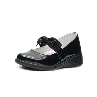 Foto 3 | Foto 3 | Zapato Escolar Para Niña Yuyin Charol Moñito Soporte Arco Negro