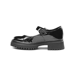 Foto 6 | Foto 6 | Zapato Escolar Para Niña Yuyin Suela Chunky Charol 18-21.5 Negro
