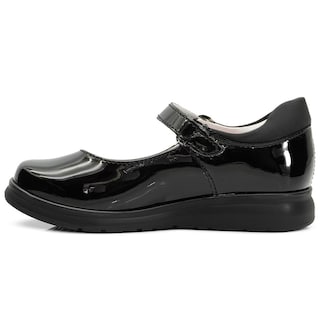 Foto 5 | Foto 5 | Zapato Escolar Para Niña Charol Negro Cómodos Antiderrapante Negro