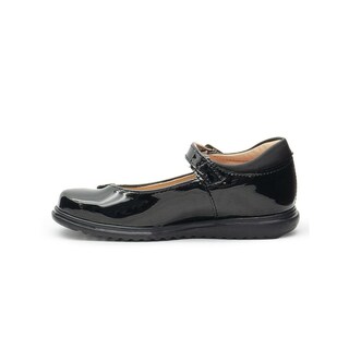 Foto 5 | Foto 5 | Zapato Escolar Para Niña Yuyin Charol Negro Corazón Brillos Negro