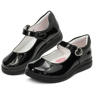 Foto 1 | Foto 1 | Zapato Escolar Para Niña Charol Negro Cómodos Antiderrapante Negro