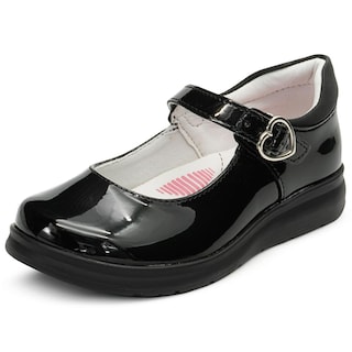 Foto 3 | Foto 3 | Zapato Escolar Para Niña Charol Negro Cómodos Antiderrapante Negro