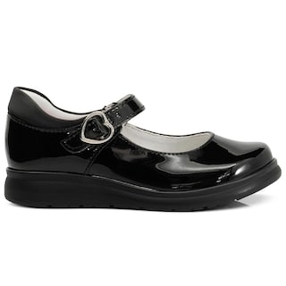 Foto 6 | Foto 6 | Zapato Escolar Para Niña Charol Negro Cómodos Antiderrapante Negro
