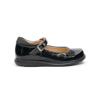 Foto 6 | Foto 6 | Zapato Escolar Para Niña Yuyin Charol Negro Corazón Brillos Negro