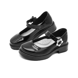 Foto 2 | Foto 2 | Zapato Escolar Para Niña Yuyin Antiderrapante Soporte Arco Negro