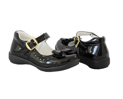 Foto 4 | Foto 4 | Zapato Escolar Kuali Shoes Cleo 21 462 de Charol Negros para Niña
