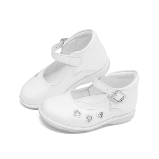 Foto 1 | Foto 1 | Zapato Botita Para Niña Dogi De Piel Bautizo Soporte Arco Blanco