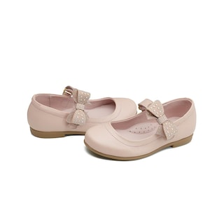 Foto 3 | Foto 3 | Zapato Balerina Para Niña Karsten Moda Fiesta Moñito Rosa Rosa