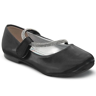 Foto 3 | Foto 3 | Zapato Escolar Para Niña Ajuste Con Pedrería En Negro 15-22 Negro
