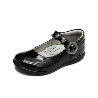 Foto 4 | Foto 4 | Zapato Escolar Para Niña Charol Florecita Con Soporte Arco Negro