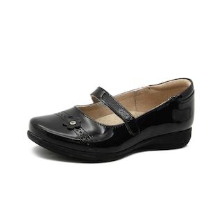 Foto 4 | Foto 4 | Zapato Escolar Para Niña Dogi Piel Flor Color Charol Negro Negro
