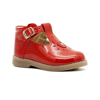 Foto 5 | Foto 5 | Zapato Dogi Para Niña Soporte Arco Transpirable Charol Piel Rojo