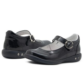 Foto 2 | Foto 2 | Zapato Escolar Niña Karsten Charol Negro Antiderrapante Negro