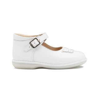 Foto 6 | Foto 6 | Zapato Botita Para Niña Dogi Bautizo Charol Mariposa Glitter Blanco