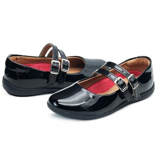 Foto 2 | Foto 2 | Zapato Escolar Niña Charol Vavito Hebilla Antiderrapante Negro
