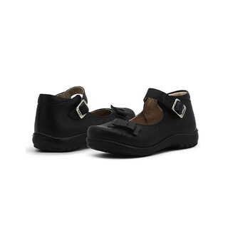 Foto 2 | Foto 2 | Zapato Escolar Para Niña Dogi Piel Soporte Arco Moñito Negro Negro