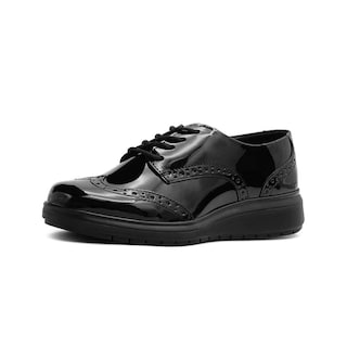 Foto 4 | Foto 4 | Zapato Mocasin Escolar Para Niña Greenlove Charol Negro Negro
