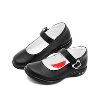 Zapato Escolar Niña Karsten Charol Negro Antiderrapante Negro