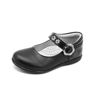 Foto 3 | Foto 3 | Zapato Escolar Para Niña Soporte Arco Hebilla Flor Piel Negro