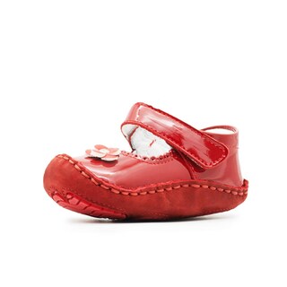 Foto 3 | Foto 3 | Zapato Preandante Para Niña Ajuste Velcro Charol Rojo 10-13 Rojo