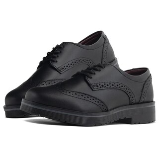 Foto 1 | Foto 1 | Zapato Mocasín Para Niña Escolar Antideslizante Cordones Negro