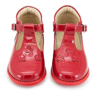 Foto 6 | Foto 6 | Zapato Niña Botita Dogi Charol Blanco Plantilla Arco 12-17.5 Rojo