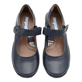 Foto 5 | Foto 5 | Zapato Coqueta Escolar Piel Niña Velcro Color Marino 22-26 Azul Marino