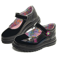 Zapato Escolar Para Niña Distroller Chamoy Antiderrapante Negro