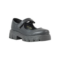 Zapato Escolar Niña Efectos 1018 Napa Negro