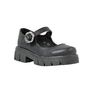 Foto 3 | Foto 3 | Zapato Escolar Niña Efectos 1021 Napa Negro