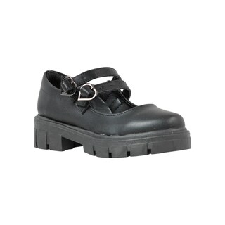 Foto 1 | Foto 1 | Zapato Escolar Niña Efectos 1020 Napa Negro