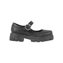 Zapato Escolar Niña Efectos 1021 Napa Negro