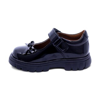 Foto 6 | Foto 6 | Zapato Escolar Coqueta Para Niña De Charol Negro Thunder Con Moño