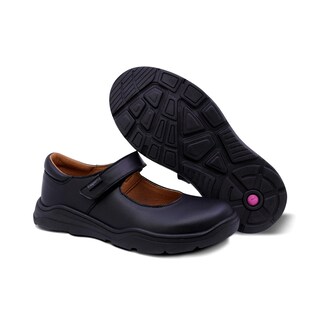 Foto 7 | Foto 7 | Zapato Escolar Coqueta Para Niña De Piel En Negro Pilatus Con Ajuste Cómodo