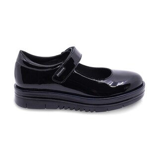 Foto 3 | Foto 3 | Zapato Escolar Coqueta Para Niña En Charol Negro Nora Con Tira De Contacto