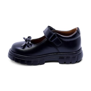 Foto 6 | Foto 6 | Zapato Escolar Coqueta Para Niña De Piel En Negro Thunder Con Moño