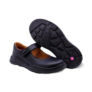 Foto 7 | Foto 7 | Zapato Escolar Coqueta Para Niña De Piel En Negro Pilatus Con Perforado
