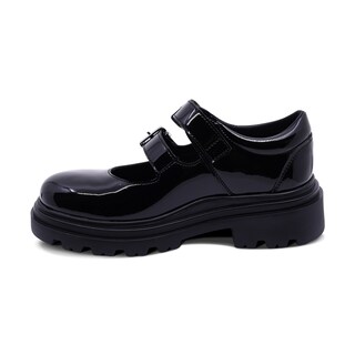 Foto 6 | Foto 6 | Zapato Escolar Coqueta Para Niña De Charol Negro Jazz Con Doble Hebilla
