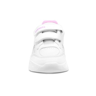 Foto 4 | Foto 4 | Tenis Escolar Coqueta Para Niña Sintético Blanco Alien Con Doble Tira De Contacto