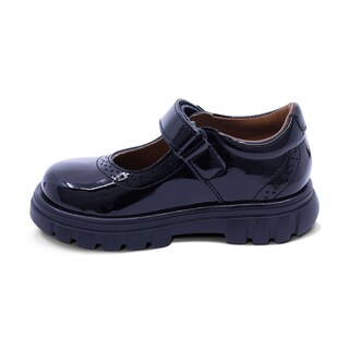 Foto 6 | Foto 6 | Zapato Escolar Coqueta Para Niña De Charol Negro Thunder Con Perforado