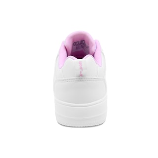 Foto 5 | Foto 5 | Tenis Escolar Coqueta Para Niña Sintético Blanco Con Detalles En Rosa