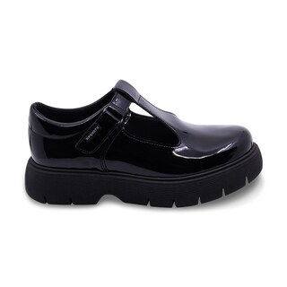Foto 3 | Foto 3 | Zapato Escolar Coqueta Para Niña Charol Negro Igor Con Tira De Contacto