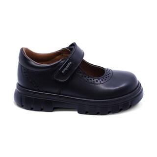 Foto 3 | Foto 3 | Zapato Escolar Coqueta Para Niña De Piel En Negro Thunder Con Detalle Perforado