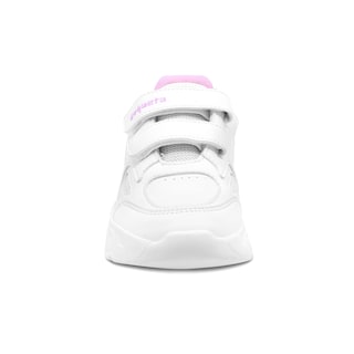 Foto 4 | Foto 4 | Tenis Escolar Coqueta Para Niña Sintético Blanco Alien Con Doble Tira De Contacto
